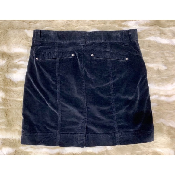 ATHLETA Gray Velvet A-Line Skirt - Picture 2 of 3